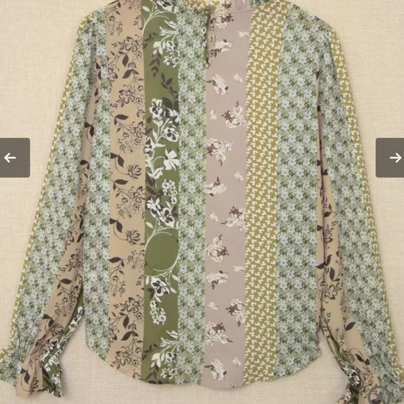 ♥️New boutique floral print ruffle cuff - Picture 10 of 16